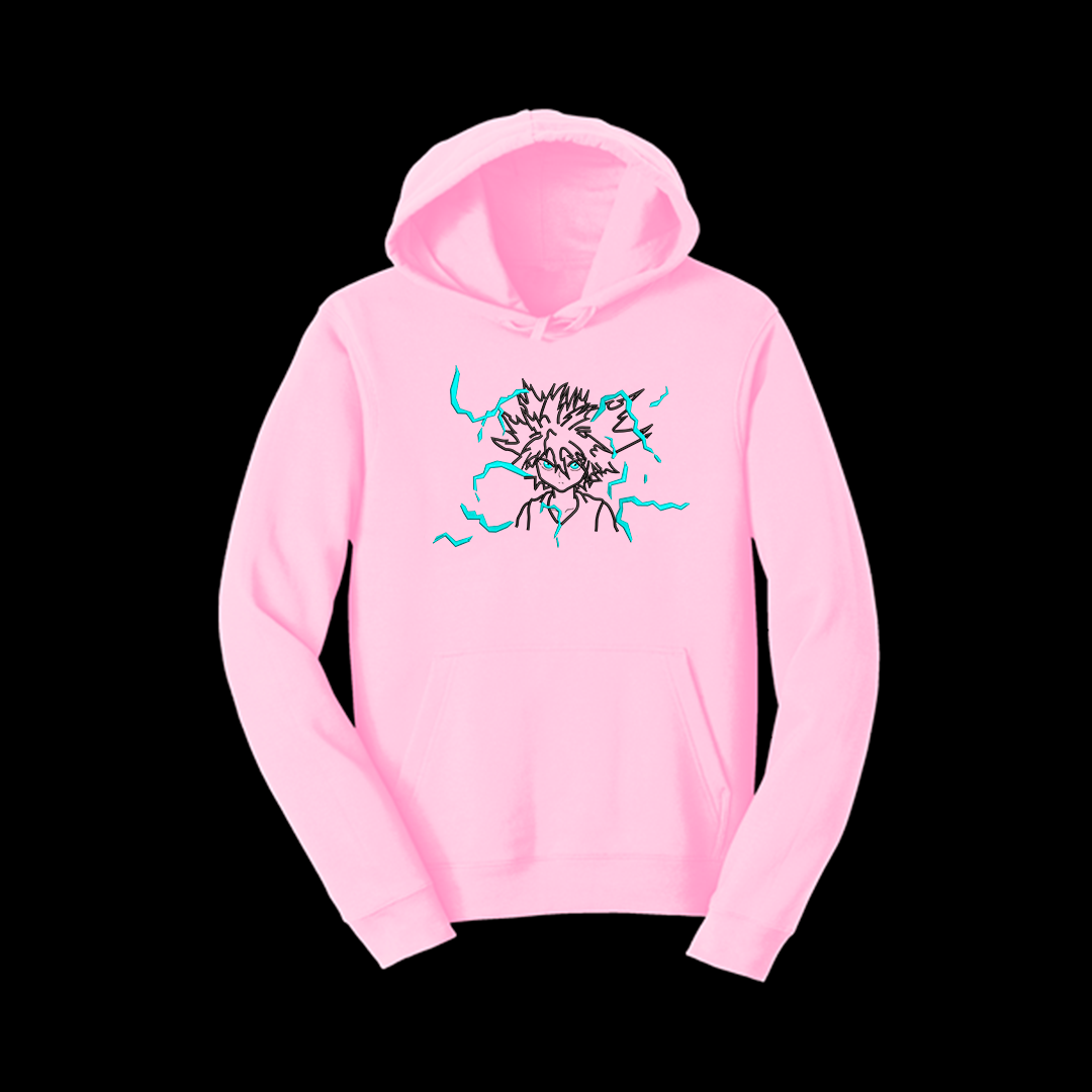 Hoodie Killua (rayos glow in the dark)