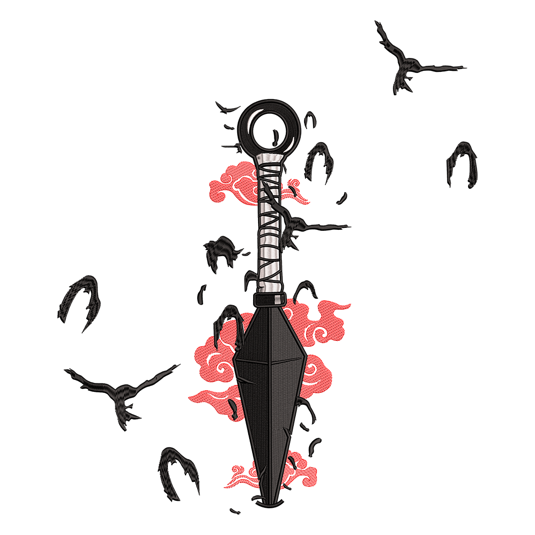 Hoodie Kunai Cuervos Itachi