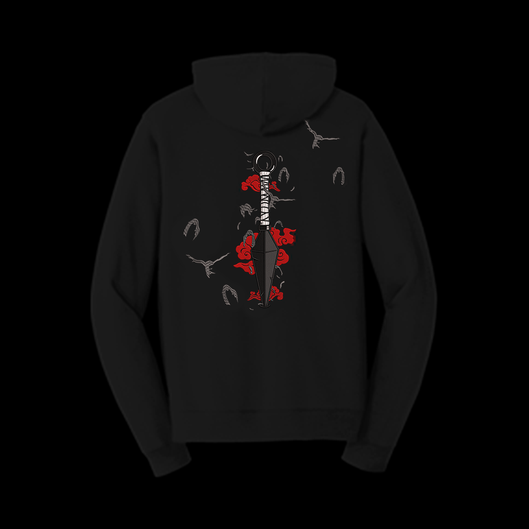Hoodie Kunai Cuervos Itachi