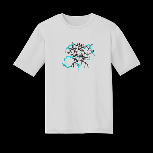 Polera Killua (rayos glow in the dark)