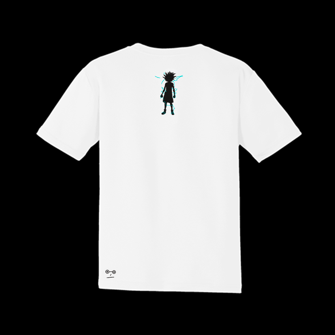 Polera Killua (rayos glow in the dark)