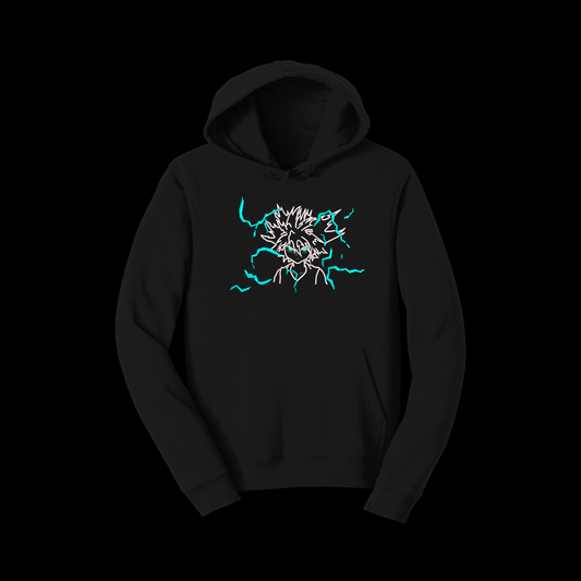 Hoodie Killua (rayos glow in the dark)